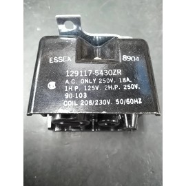 Essex 90-103 Switching Relay 250V 1 N.C. & 1 N.O.; Coil 208/230VAC