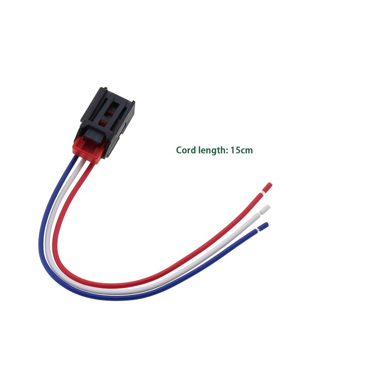 VGOL 2 Pieces Car Rear Light Wiring Harness Connection 3-Pin
