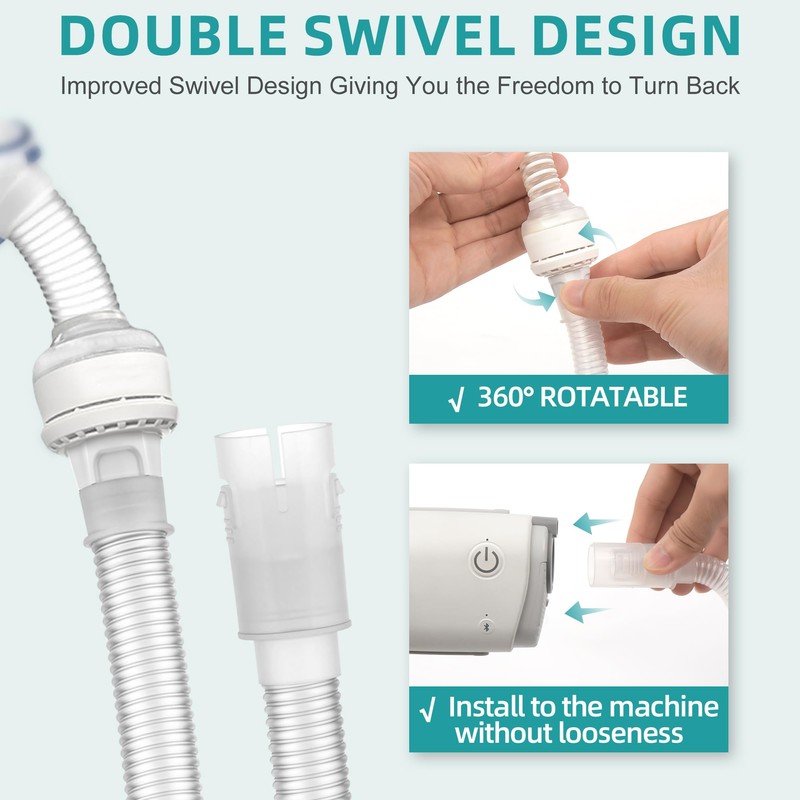 2 Packs Replacement CPAP Hose Compatible with Airmini, 2 Packs