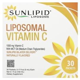Sunlipid, Liposomal Vitamin C, Contains MCT Oil, 30 Packs, 5ml (0.17 fl oz) each / Sunlipid (썬리피드), 리포소말 비타민C, MCT 오일 함유, 30팩, 각 5ml(0.17fl oz)
