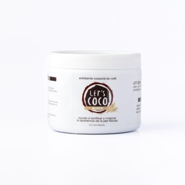 LET'S COCO | Exfoliante Corporal Super Tonificante, Let’s Coco Black - Exfoliante de Café, Anti-Celulitis, Para Uso en Todo el Cuerpo - Contenido Neto 330 gramos