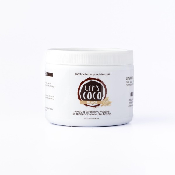LET'S COCO | Exfoliante Corporal Super Tonificante, Let’s Coco Black