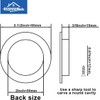 HOMOTEK 4 Pack Round Sliding Closet Door Handles Diameter 2-1/2