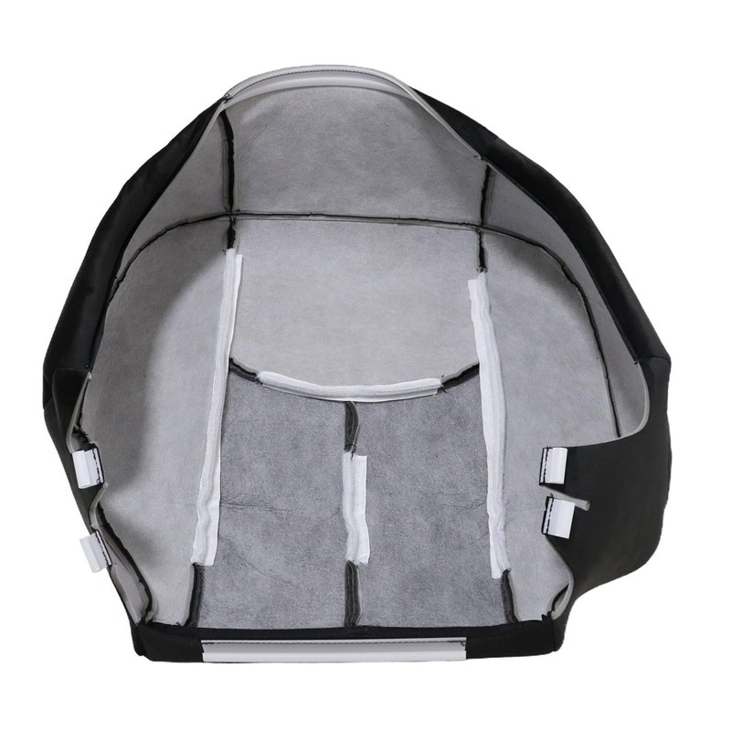 NLQR Front Driver Side Bottom Replacement Cloth Seat Cover Dark