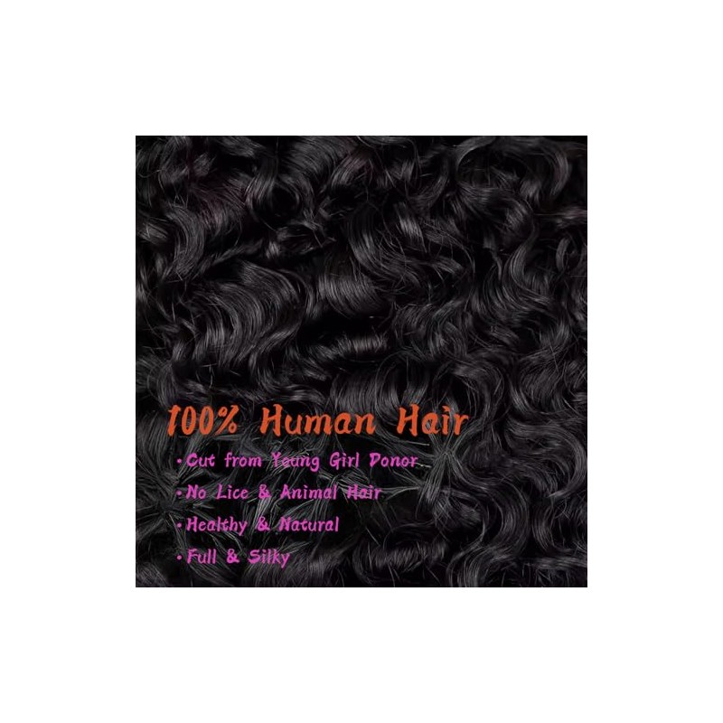 Extensiones de cabello humano rizado birmano con ondas al agua,