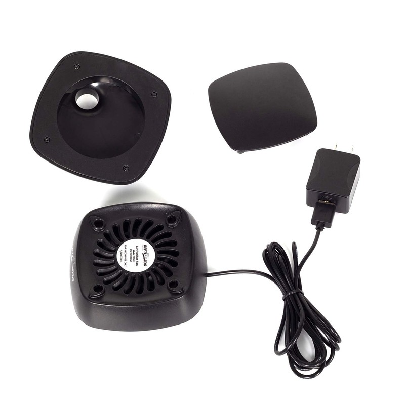 REPTI ZOO Reptile Dehumidifier Glass Terrarium Air Purifier Fan Amphibian