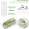 SILIVO 3-Pack Produce Storage Containers for Fresh Fruits & Vegetables