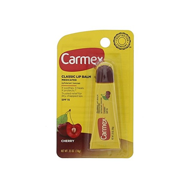 Carmex Lip Balm Tube Cherry 10Gm-Pack Of 3
