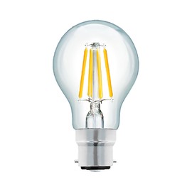 Status Pack of 1 x 11watt Filament GLS LED BC B22 Bayonet Cap Clear Warm White Light Colour 3000k Equivalent to 100w