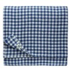 Linen & Cotton Gingham Tablecloth Estella - 100% Linen, White