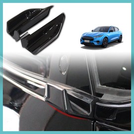 AOSKonology - Manija de puerta exterior Mach E, par trasero izquierdo y derecho, sin perforación, accesorios Mustang Mach-E, 2021, 2022, 2023, 2024, 2