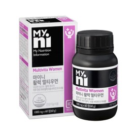 Myny 여성 여자 에너지 마이니 활력 멀티우먼 60정x3개 어머니 아내 멀티 종합 비타민 선물