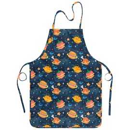 Kids Apron for Girls Toddler Art Smock, Apron for Kids Chef Painting Boys Aprons for Cooking Kids Wateproof with Pockets