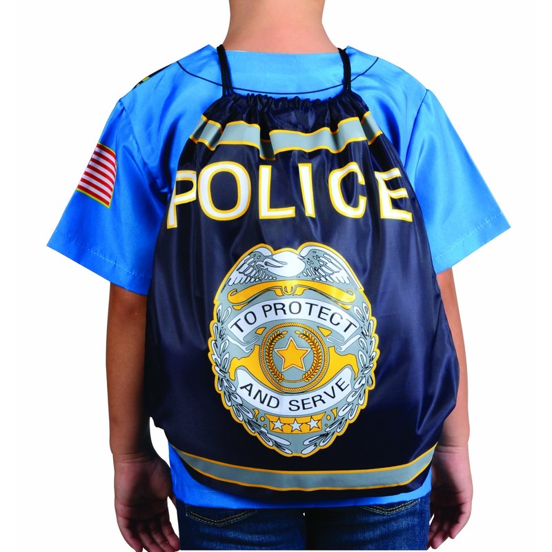 Aeromax Police Drawstring Backpack