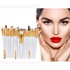 Glamza 20 Pieces White Eye and 15 Pieces Contour Palette
