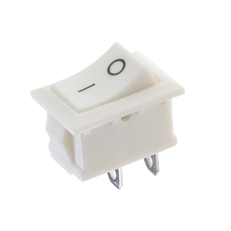 Mriuuod 5Pcs On/Off 2Pin Boat Rocker Switch SPST 2 Position