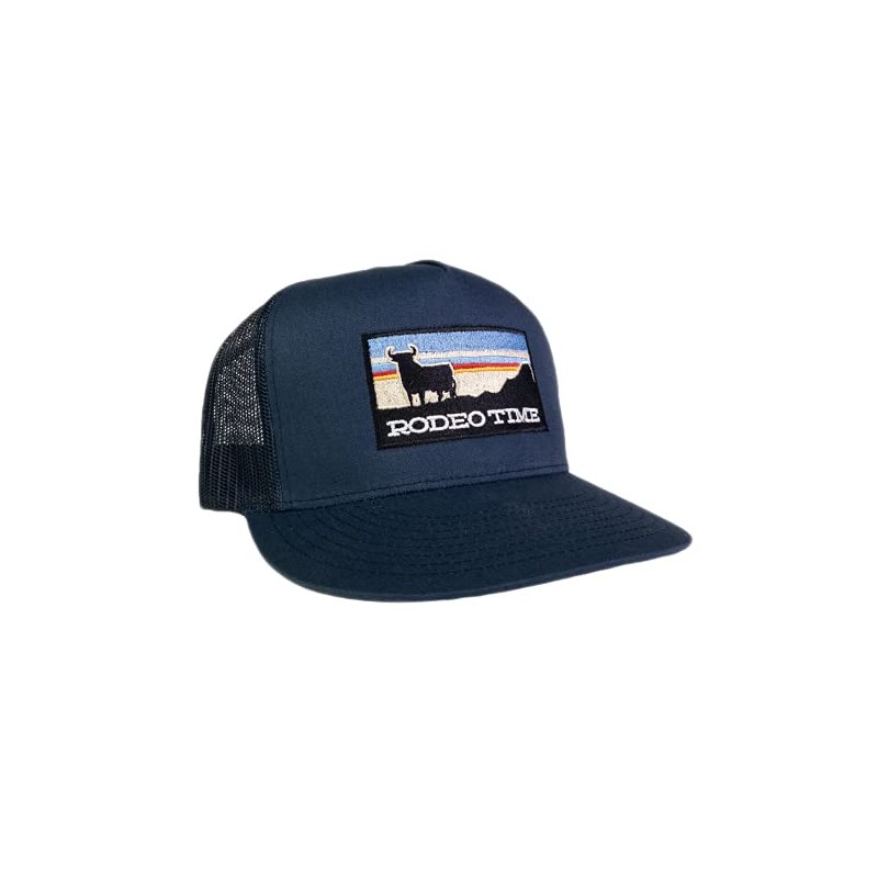 Rodeo Time Sunset Navy Meshback