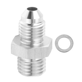 Turbo Oil Feed Adapter M12x1.5mm 1.5mm Hole to -4AN Fitting Fit for SAAB TD04L TD04H TD04HL