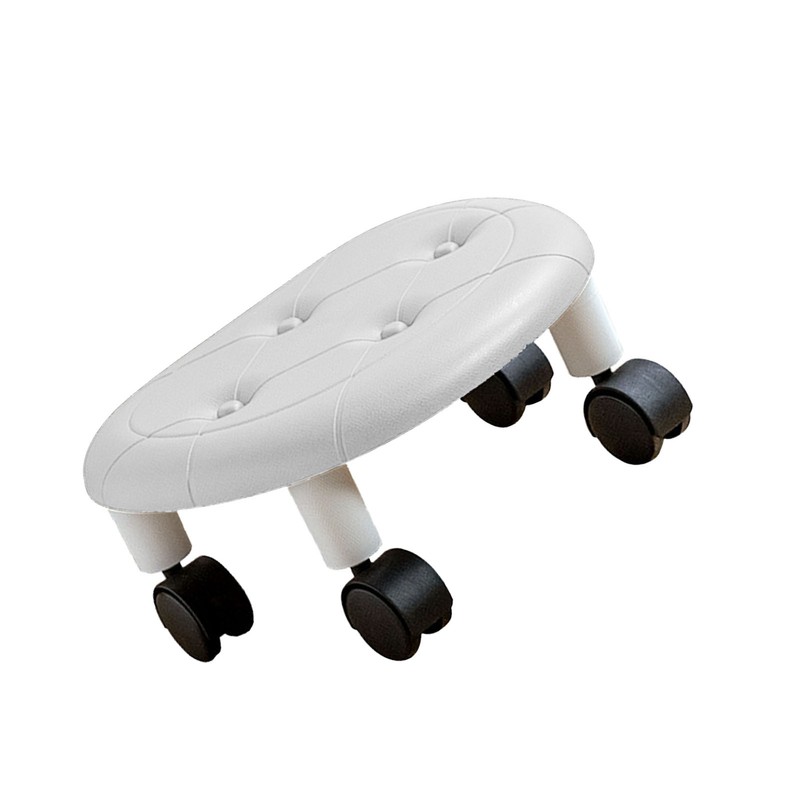 Low Roller Seating PU Surface Plastic Structure Movable Universal Wheels