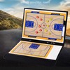 RoseFlower Basketball Tactics Board - Magnetic Board Basketball Coaching Board