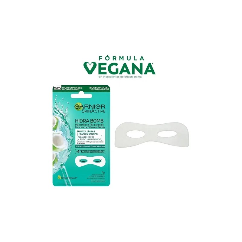 Mascarilla Para Ojos Garnier Hydra Bomb Ácido Hialurónico 6g
