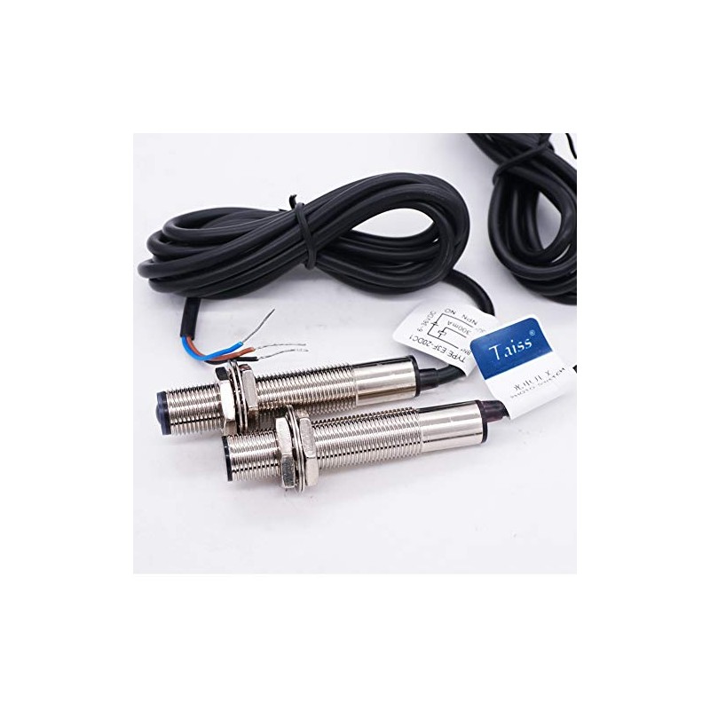 Taiss/1 Pair photoelectric Switch 0-20M Through-Beam Reflection Optical Photoelectric Beam