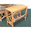 Rattan Magazine End Side Table (Honey Finish)