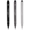 Uni Pin Fineliner Drawing Pen 0.5mm Tip Black Dark Grey