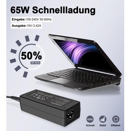 65W Charging Cable for Acer Aspire 3 5 E1 E3 E5 V3 V5 V7 E14 E15 ES1 A314 A315 A317 A514 5250 5253 5336 5349 5517 5532 57333 5742 5750 7560 Laptop Power Supply Charger 5.5 x 1.7 mm