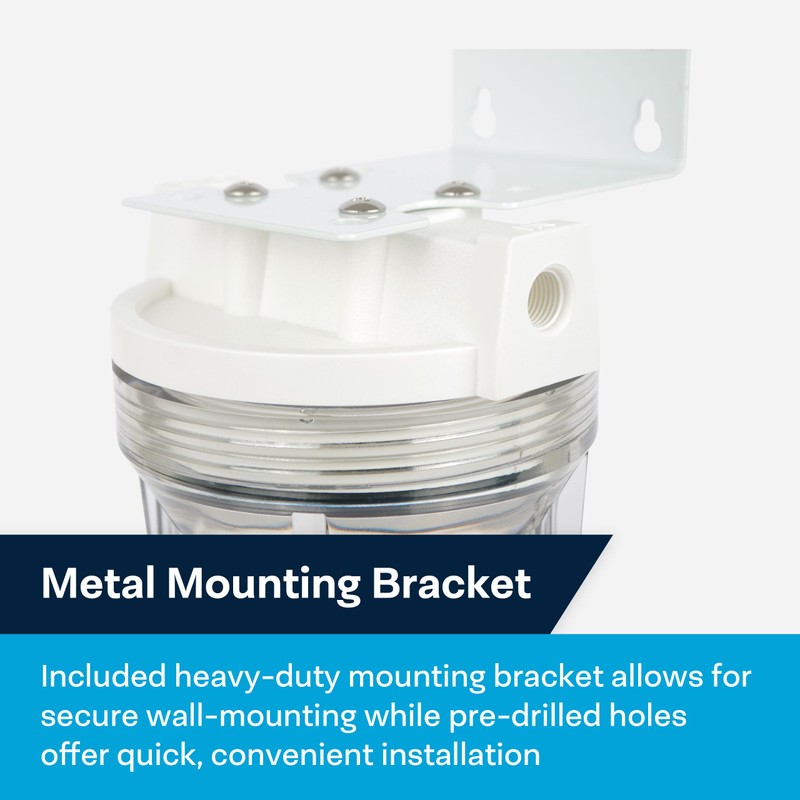 SpiroPure Clear Water Filter Housing 10 inch / 2.5 x