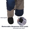Raprance Breathable Stockingfoot Waist High Fishing Wading Pants Waders(L) Blue