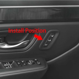 Beautost Fit for Honda New Pilot 2025 Interior Seat Memory Button Frame Cover Trim (Matte)
