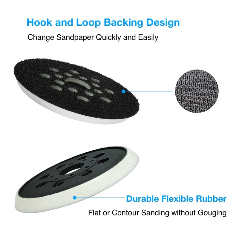 5” RS035 Sanding Pad Replacement,Compatible with Bosch Orbital Sander ROS20VS,