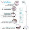 Lámpara Lupa Pedestal Luz Led 5x Para Spa Estetica Belleza