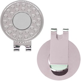 ONEDIGI 6PCS Golf Hat Clips Magnetic Golf Ball Marker Holders for Golf Hats Caps Gloves Nickel-Plated Alloy Clips for Metal Golf Ball Markers Professional Golf Training Aids Accessories (Silver)