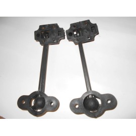 N/A *2 SETS 7" DOOR CATCH LATCH HOLDER RV CARGO HATCH BLACK FREE SHIPPING