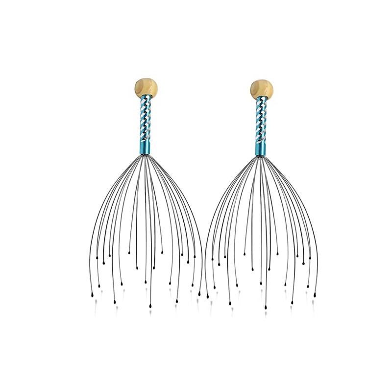 Scalp Massager Tool, Head Massager Scratcher Tingler with 12 Fingers