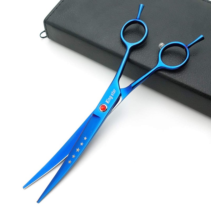 7.0in Titanium Professional Pet Grooming Scissors Set,Straight & Thinning &