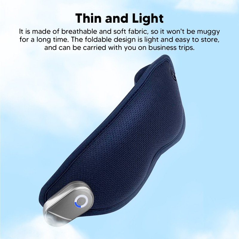Eye Massager Heat Ice Vibration Shading Relieve Eye Fatigue Intelligent