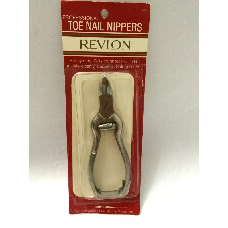 REVLON Toe Nail Nippers Heavy Duty ,Safety # 2316-Packed Damaged-Read