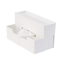 Nitori 8131431 Multi-functional Tissue Case, White