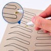 10 Pieces Eyebrow Tattoo Practice Skin, Professional Rubber Soft Microblading