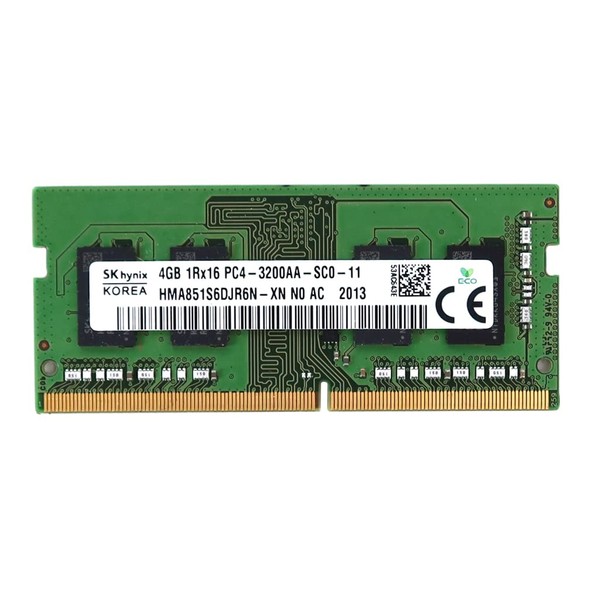 Hynix HMA851S6DJR6N-XN - 4GB DDR4 3200MHz Non-ECC SODIMM RAM PC4-25600