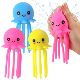 Neiang Octopus Shape Water Balloons, Set of 3, Water Play, Toys, Bath, Pool, Sea, Summer Toy