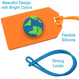 Luggage Tag with Hidden Compartment for AirTag (1-Pack) – V2 Improved for 2024 – The Most Discreet and Creative Way to Track Your Luggage