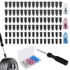 WZHHDM 101PCS Tyre Repair Screws, 3 Sizes Car Tyre Puncture