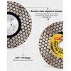 Solidure Tile Blade 4.5“ Porcelain Blade with Removable 5/8"-11 Flange