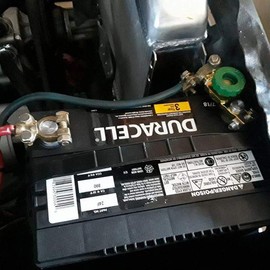 Ampper Top Post Battery Disconnect Switch, Battery Master Switch Isolator for Power Disconnect Cut Off (2 Pack)