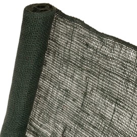 DéVa Jute Protective Fleece Green 0.5 m x 3 m – Jute Fabric – Decoration Made of Jute – Jute Ribbon Winter Protection