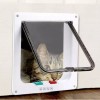 방묘문만들기 고양이중문 방문펫도어 [B. 갈색 작은 유리] Cat Door for